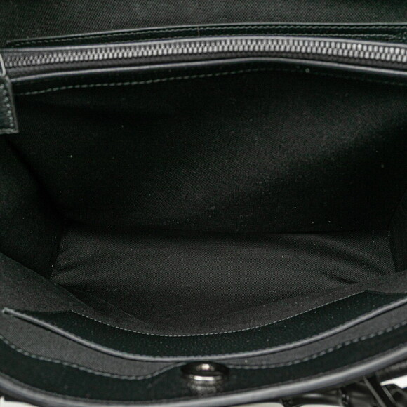 Gucci Bamboo Diana Sherry Tote Shoulder Bag Black Leather - Picture 5 of 8